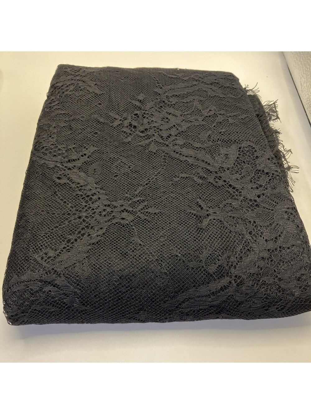 Lace Fabric Black, 60”x108” New